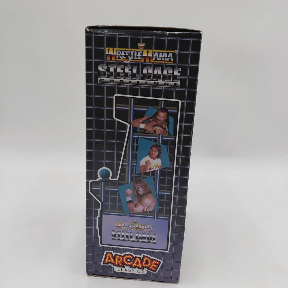 Basic Fun Arcade Classics WWE WrestleMania Steel Cage Challenge Mini Arcade Game